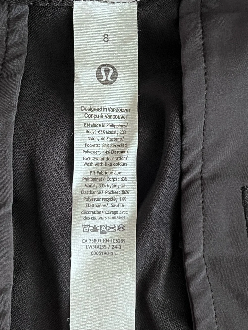 Lululemon Pleat-Front High-Rise TrouserSZ  8